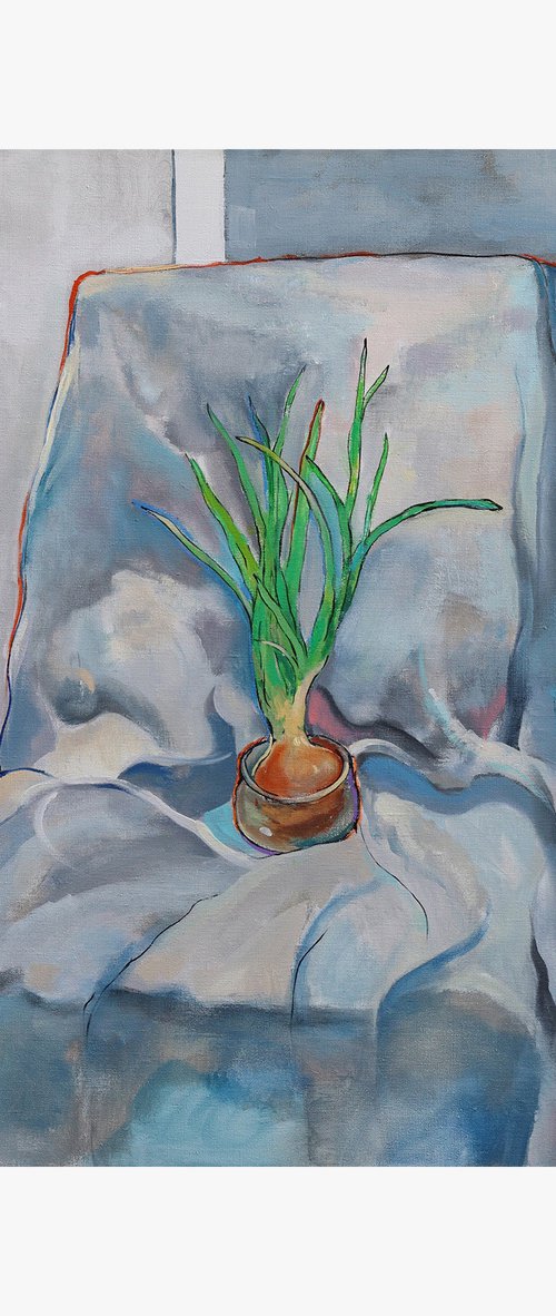 Still life with onion by Artem Andreichuk
