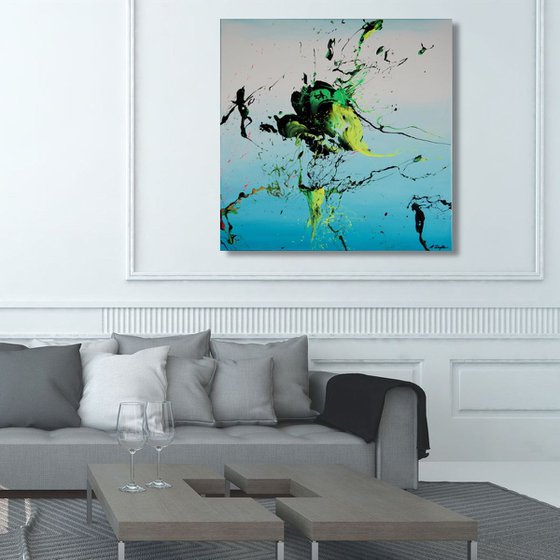 A Frog's Leap (Spirits Of Skies 064012) (80 x 80 cm) XL (32 x 32 inches)