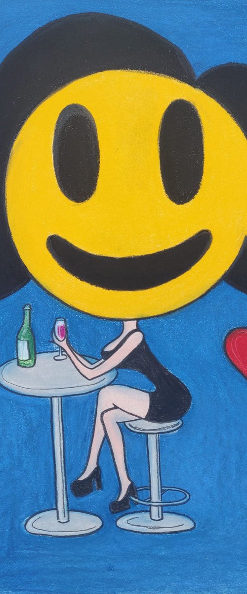 Smile (Emoji Head) by Vio Valova