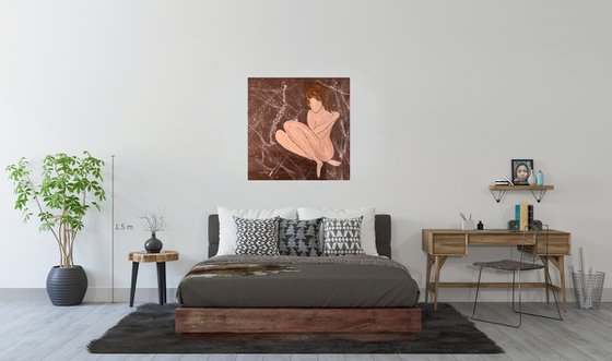 Woman Nude Original Painting