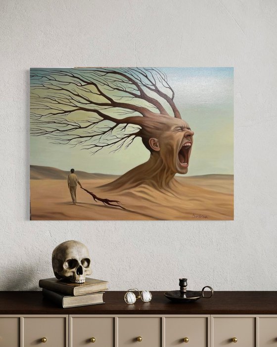 Original oil painting Surrealism