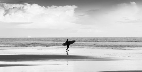 SURFER SILHOUETTE by Andrew Lever