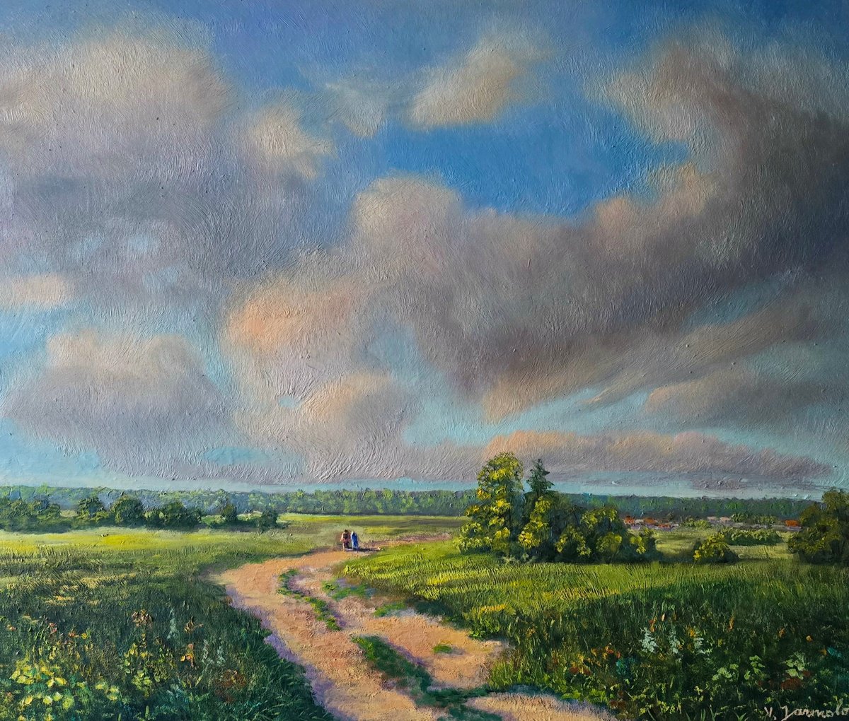 Summer Clouds by Vladimir Jarmolo