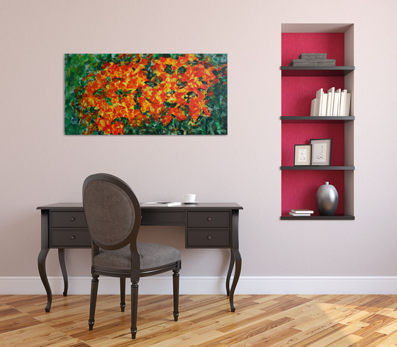 Late Roses in Autumn /  ORIGINAL PAINTING