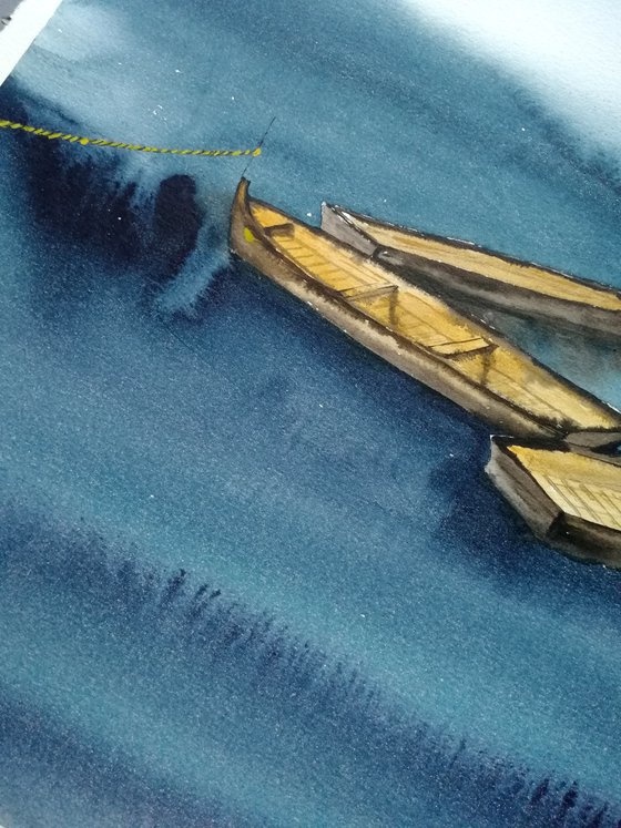 Boat painting