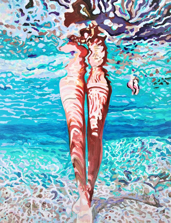 Underwater / 93 x 70 cm