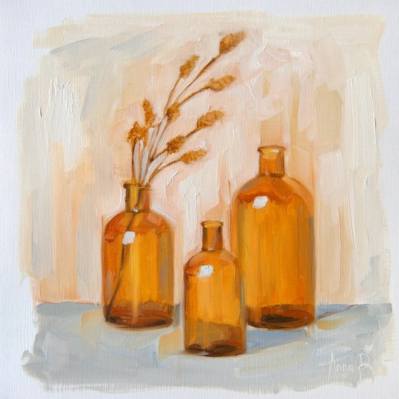 Three bottles