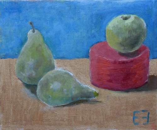 Green fruits by Elena Zapassky