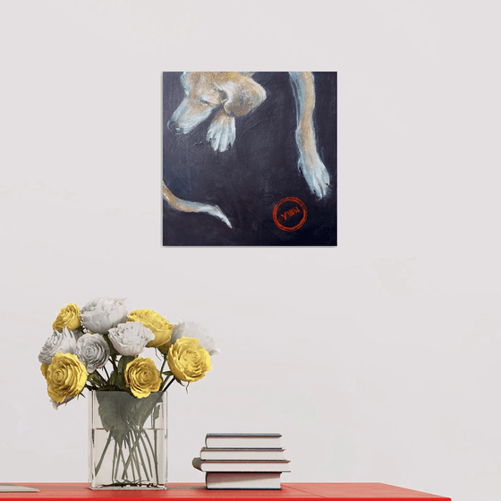 Ears, paws and tail. (Ears)