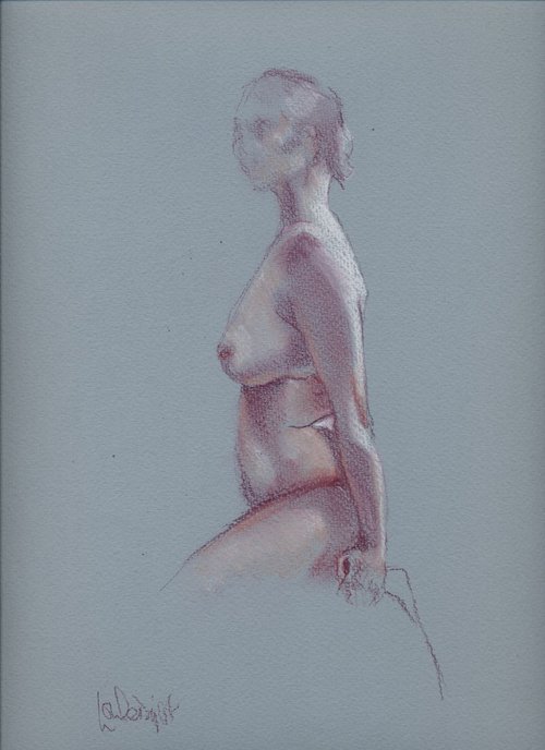 Georgie - standing pose by Louise Diggle