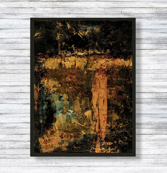 Witchy Woman  - Abstract Textured Painting  by Kathy Morton Stanion
