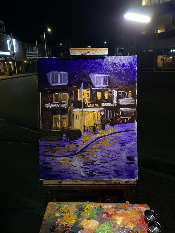 Hotel in the night