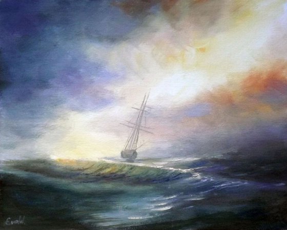 Boat in the Storm