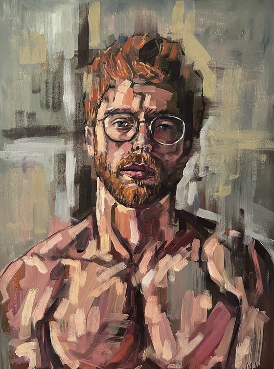 Ginger male nude man