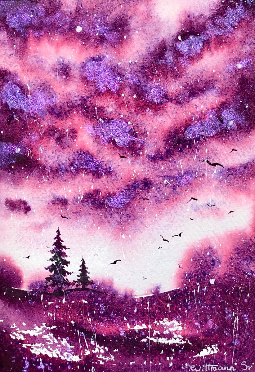 Purple Forest #3 by Svetlana Wittmann