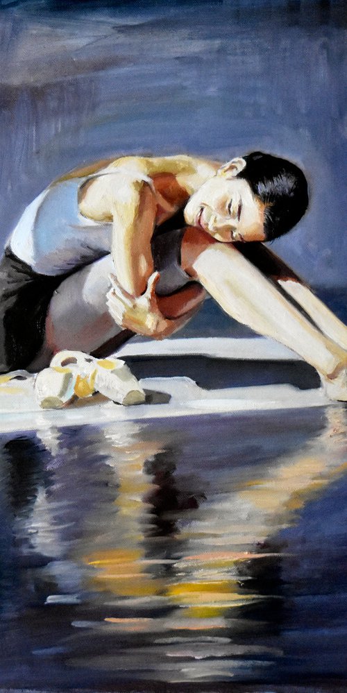 The young ballerina dreams II by Serghei Ghetiu