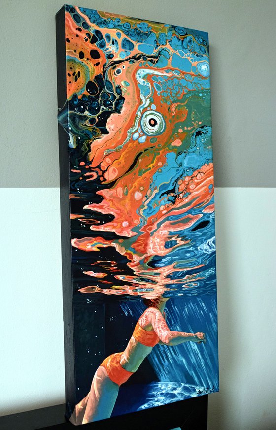 Awakening - Swimming Painting