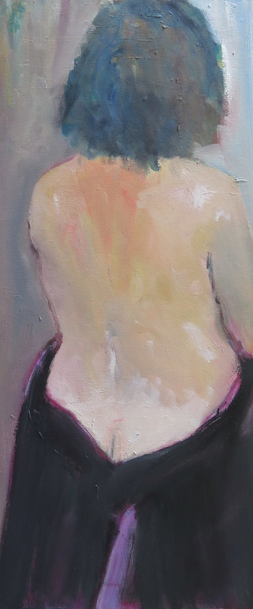 Standing Nude by Malcolm Ludvigsen