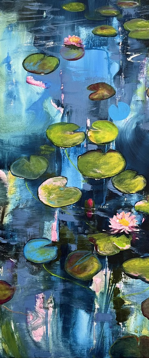 I Love Waterlilies 7 by Sandra Gebhardt-Hoepfner