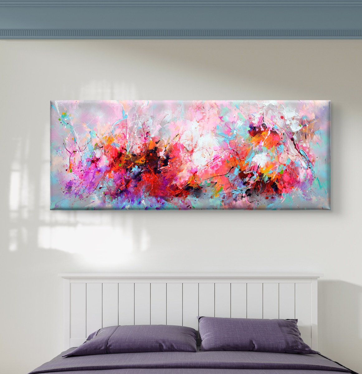 Colorful Signals Of The Trees By Soos Roxana Gabriela, 59 X 24, Artwork For Sale On Artfinder