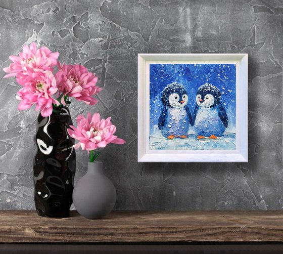 Two penguins Painting