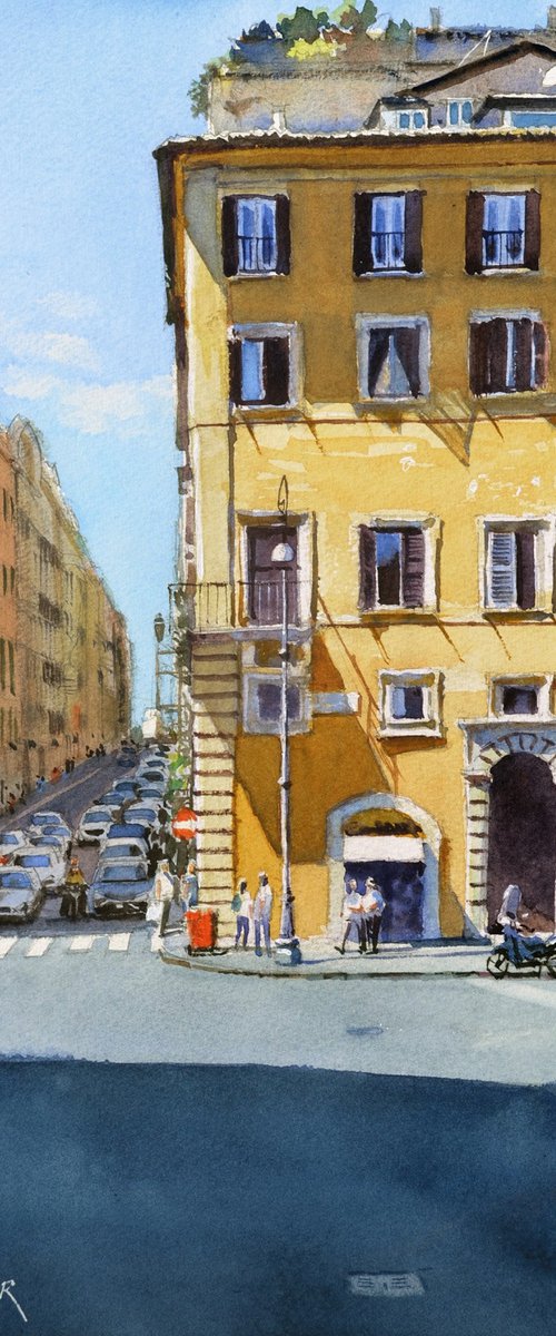 Yellow House, Rome by Ramesh Jhawar