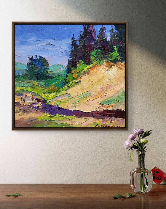 Near a Mountain Stream