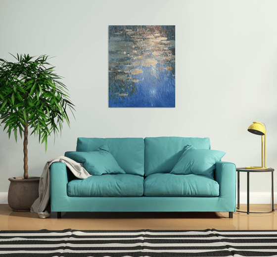 Water Lilies and Reflections
