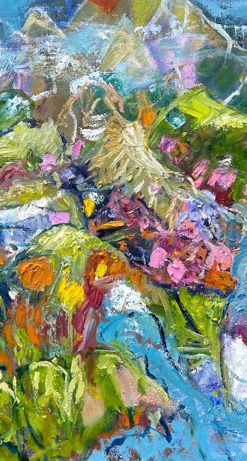 FLYING OVER THE EARTH by Maureen Finck