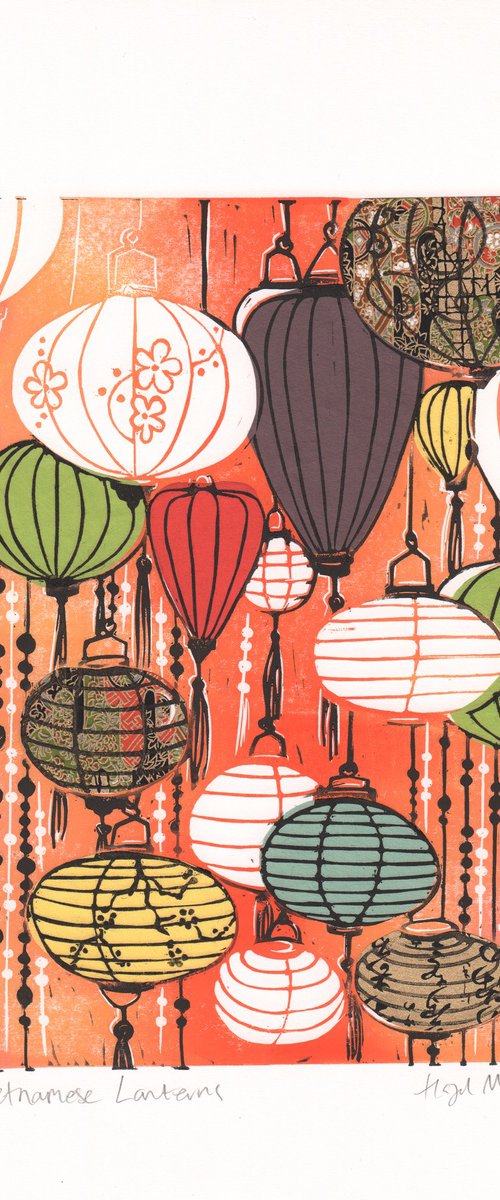 Vietnamese Lantern 16 by Hazel McNab