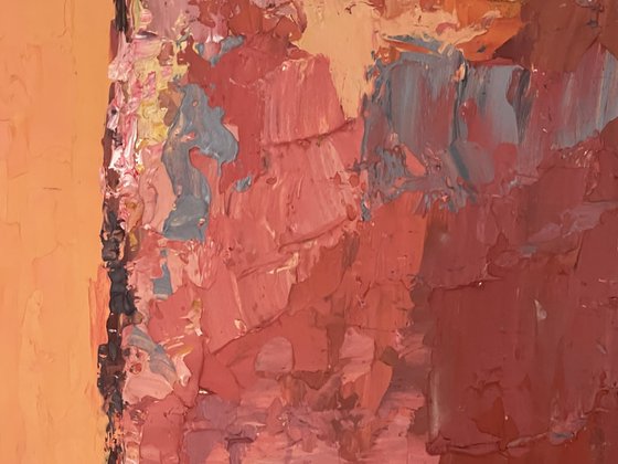 Modern Abstract Oil Painting on Canvas
