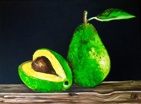 STILL LIFE with AVOCADO