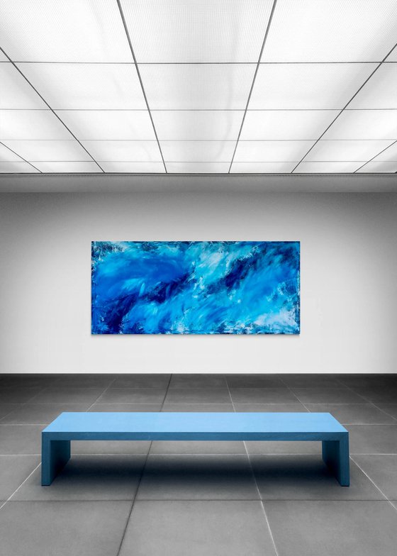 Atlantic crossing No. 5221 Abstract blue