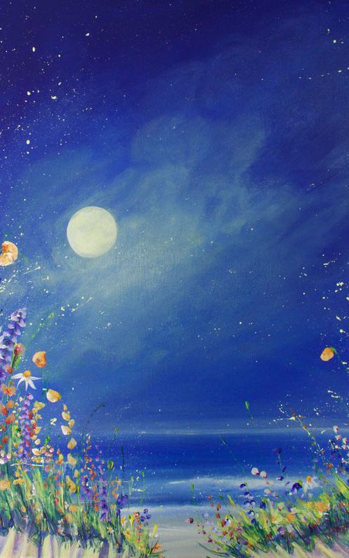 Moon Gazing Magic **RESERVED for Fiona** by Emma Sian Pritchard