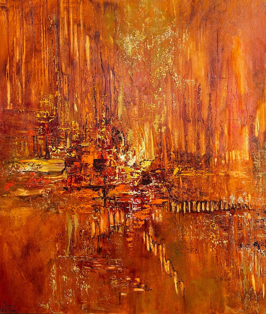 The Sun Of India By Diana Malivani, 47 X 55, Artwork For Sale On Artfinder