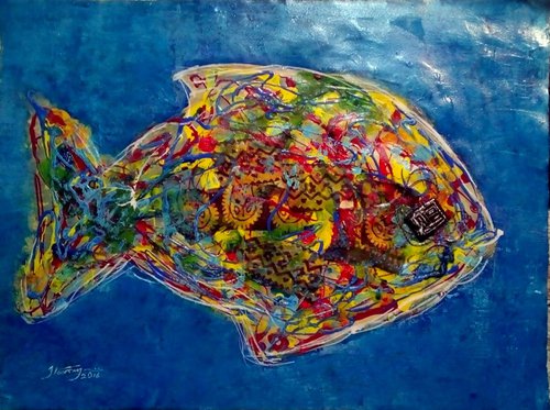 Old Fish by Jamaleddin Toomajnia