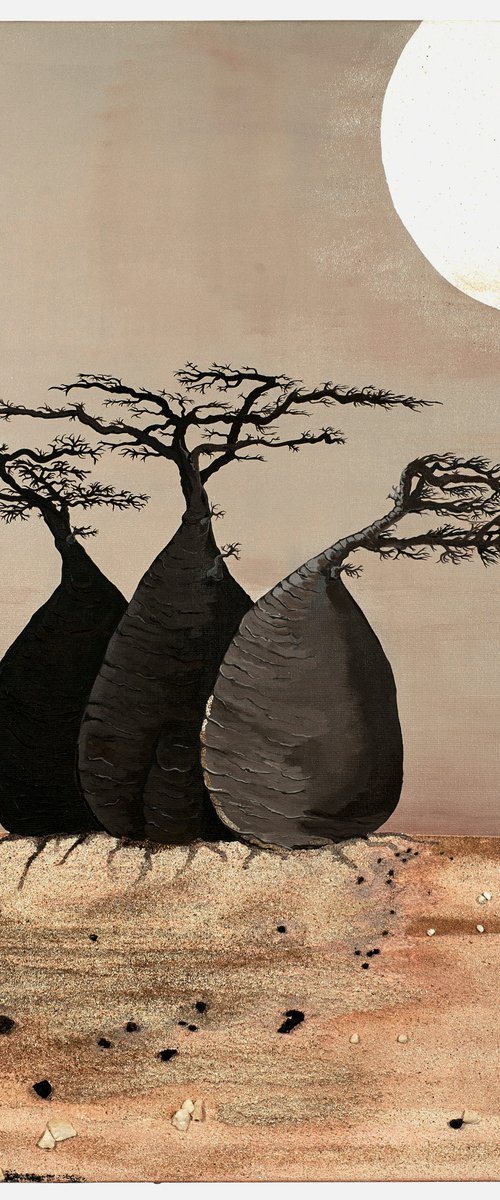 Baobabs - Three friends by Mileg