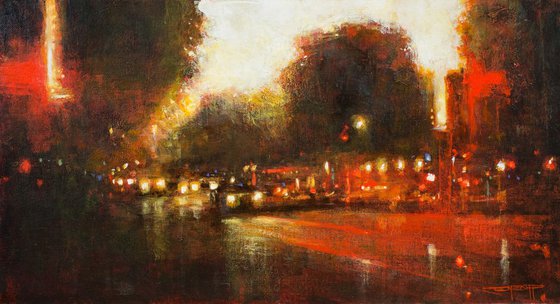 Downtown Light cityscape night city lights