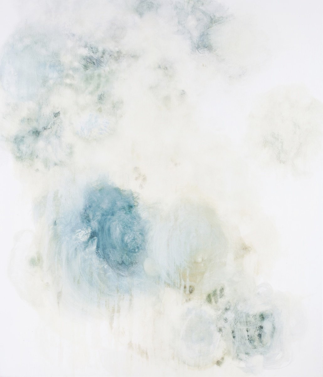 Abstract Landscape Painting By Gina Parr, 47 X 55, Sail And Wreck Me, Original Artwork