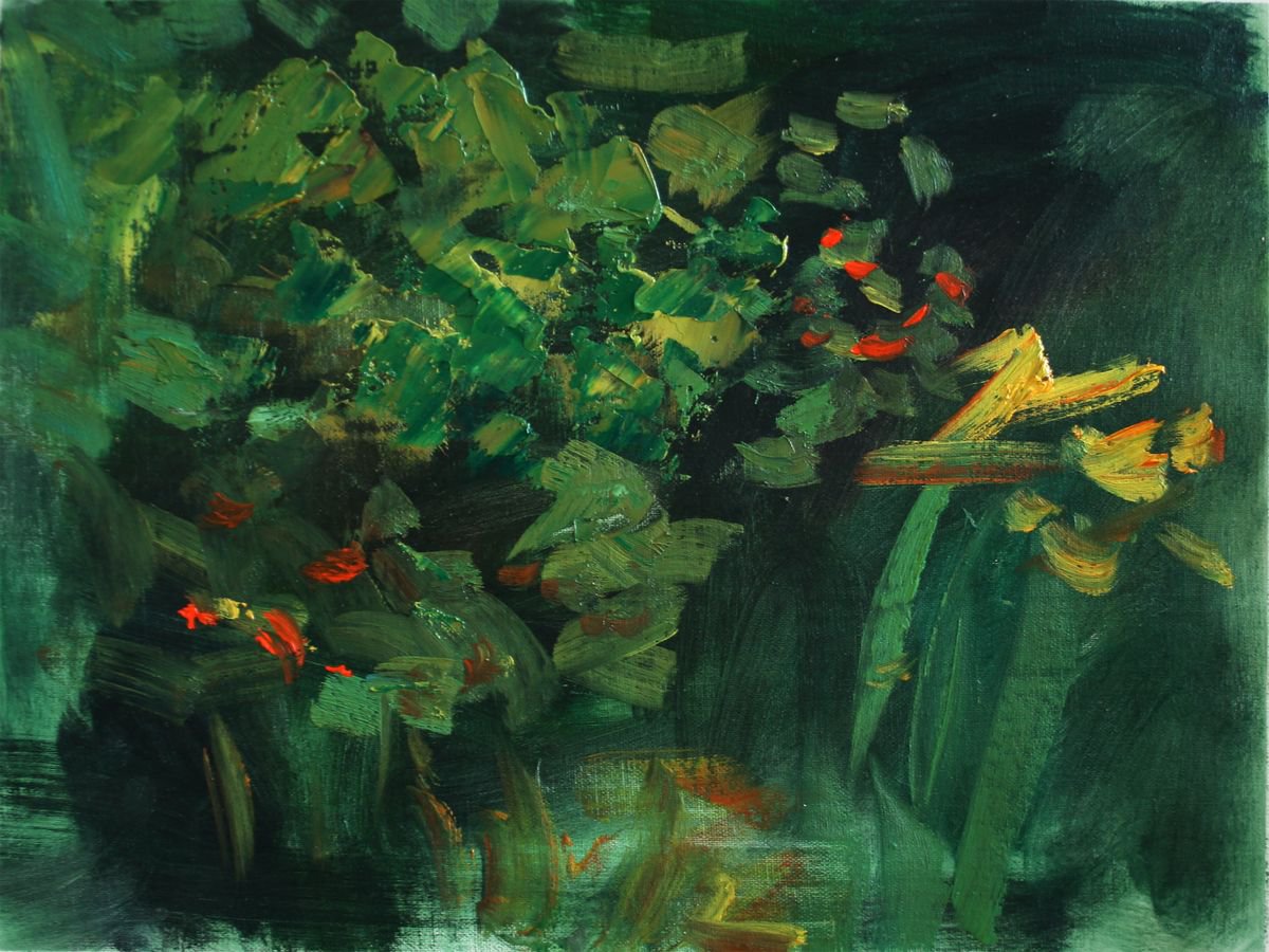 Expressive Oil Painting , Shadows And Reflections By Salana Art / Svetlana Samovarova, 16 X 12, Artwork For Sale On Artfinder