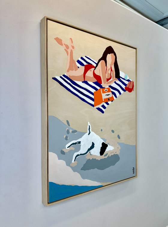 Snapshots of Summer Beach 64cm x 94.5cm