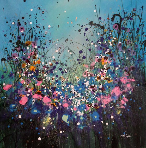 Bohemian - Original abstract floral landscape