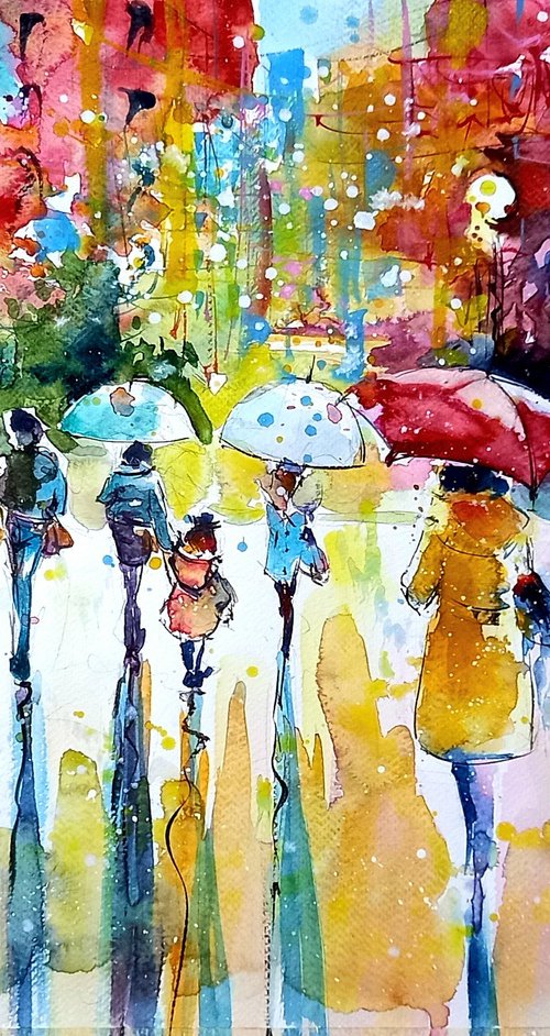 Joyful rainy day by Kovács Anna Brigitta