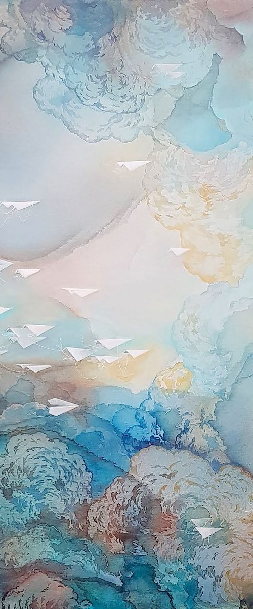 Migration | Take Off [Lim Ed of 25 XXL Prints available] by Yuliya  Martynova