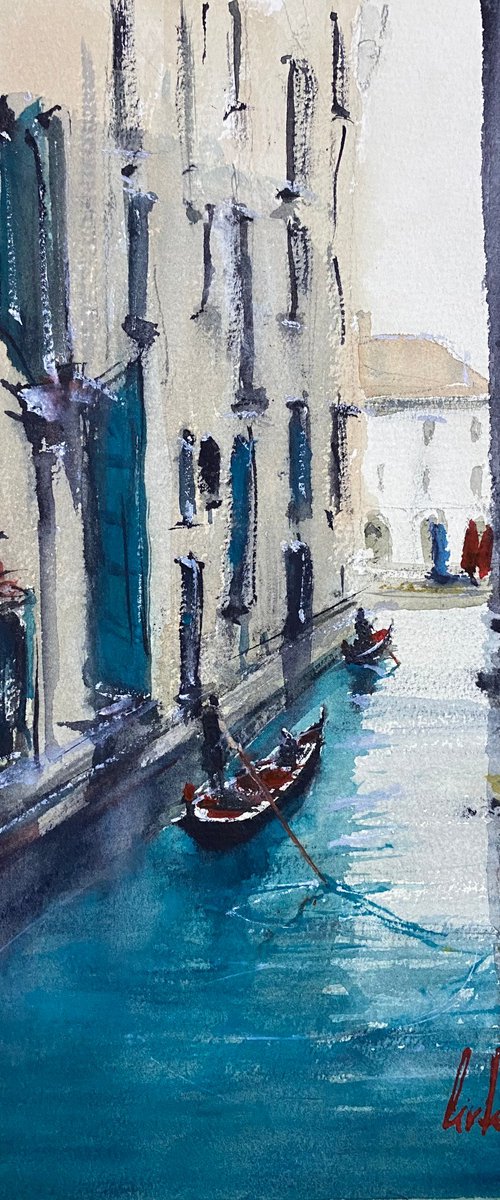 Venice scene II, Italy by Tihomir Cirkvencic