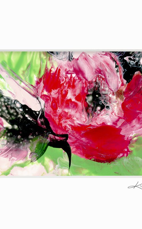 Blooming Magic 213 - Abstract Floral Painting by Kathy Morton Stanion by Kathy Morton Stanion