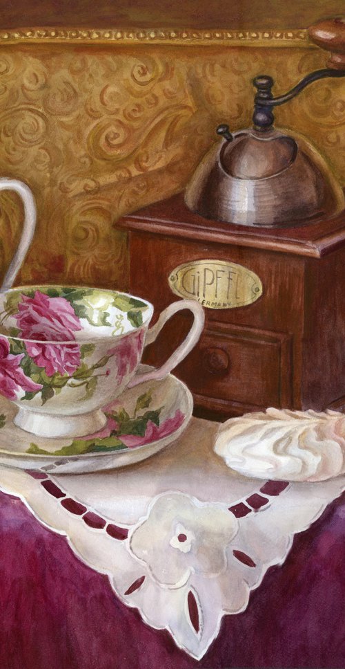 Still Life with Coffee Grinder by Yulia Krasnov