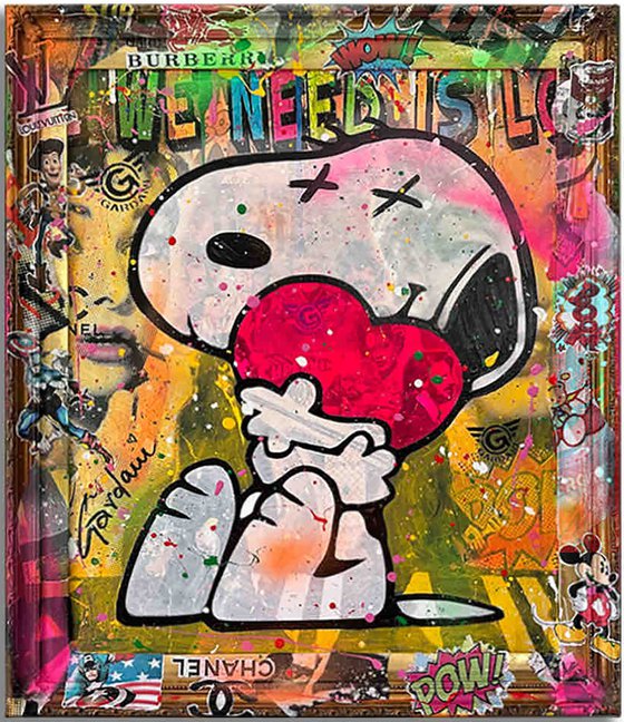 Sending Love Snoopy