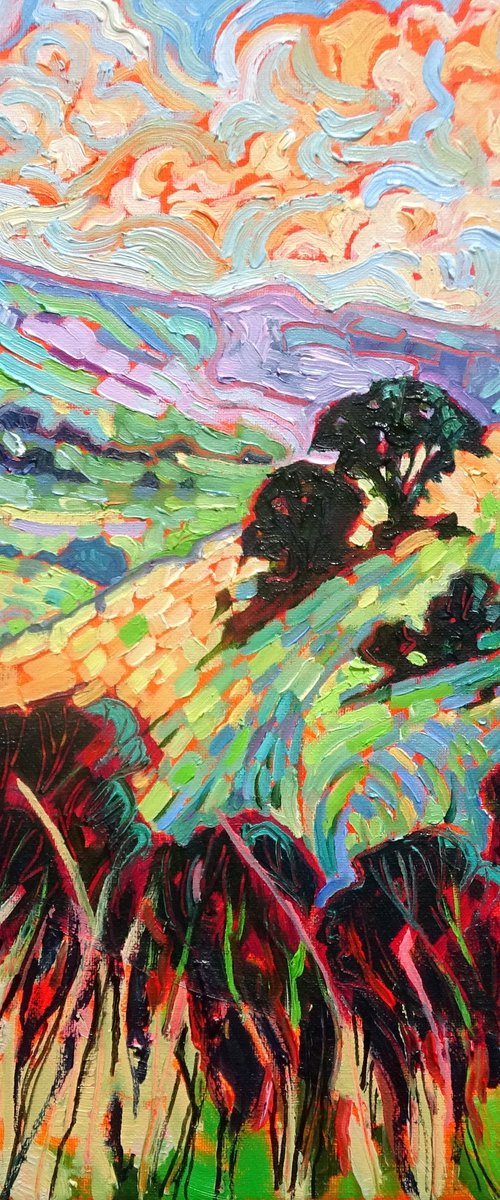 Derbyshire Landscape - Blue John Landscape by Mary Kemp