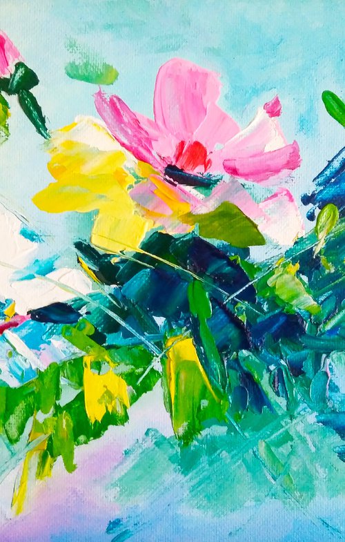 Flowers abstract by Yulia Berseneva